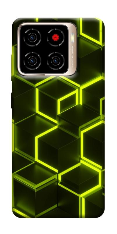 Чехол itsPrint Neon hexagon для ZTE Blade A56, паттерн, купить оптом с доставкой