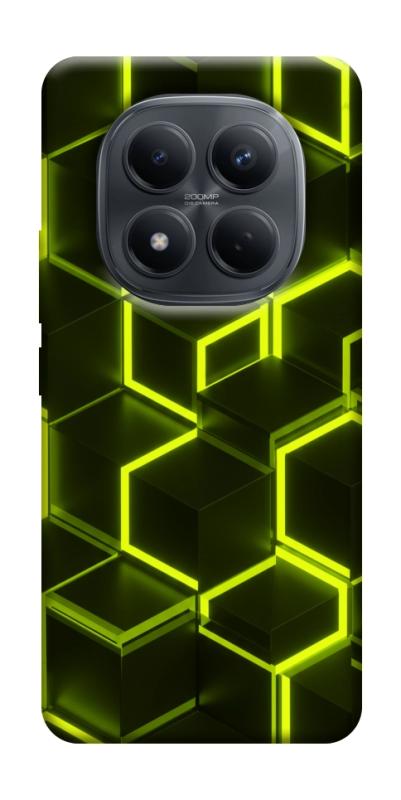 Чехол itsPrint Neon hexagon для Xiaomi Redmi Note 15 Pro 4G, паттерн, купить оптом с доставкой