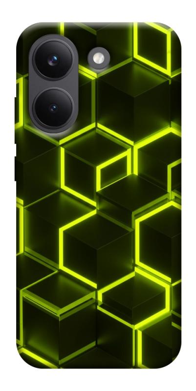 Чохол itsPrint Neon hexagon для Xiaomi Poco X8 Pro, паттерн, купити оптом з доставкою