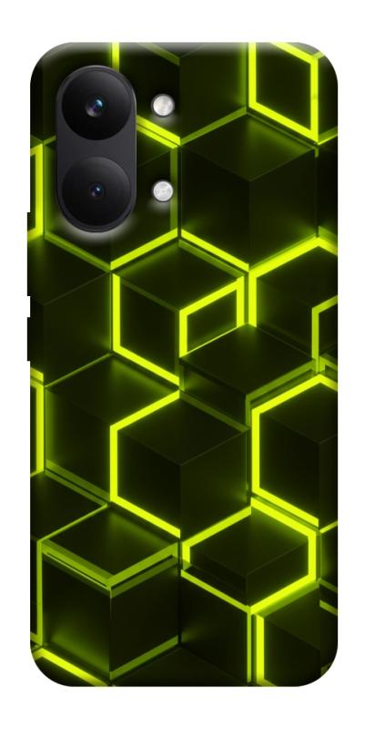 Чохол itsPrint Neon hexagon для Xiaomi Poco X8 Pro Max, паттерн, купити оптом з доставкою