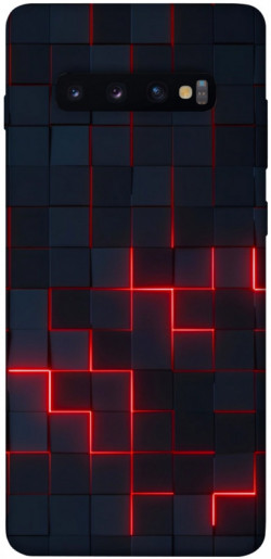 Чехол itsPrint Кибер сетка для Samsung Galaxy S10+