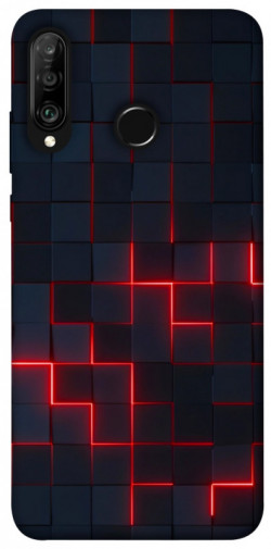 Чехол itsPrint Кибер сетка для Huawei P30 lite