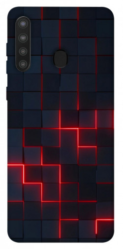 Чехол itsPrint Кибер сетка для Samsung Galaxy A21