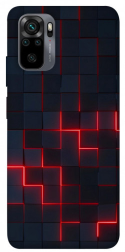 Чехол itsPrint Кибер сетка для Xiaomi Redmi Note 10 / Note 10s