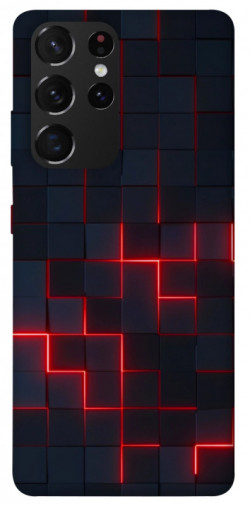 Чехол itsPrint Кибер сетка для Samsung Galaxy S21 Ultra