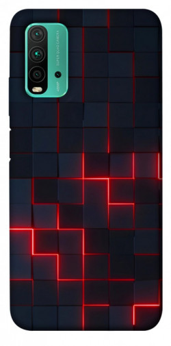 Чехол itsPrint Кибер сетка для Xiaomi Redmi Note 9 4G / Redmi 9 Power / Redmi 9T