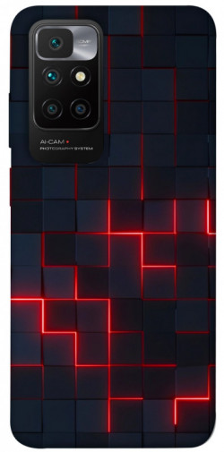 Чехол itsPrint Кибер сетка для Xiaomi Redmi 10