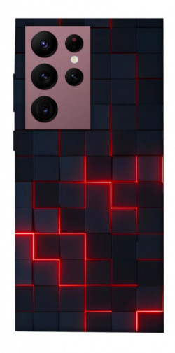 Чехол itsPrint Кибер сетка для Samsung Galaxy S22 Ultra
