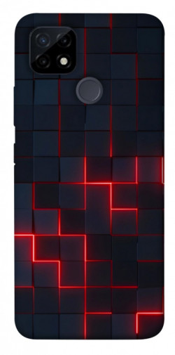 Чехол itsPrint Кибер сетка для Realme C21Y