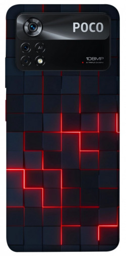 Чехол itsPrint Кибер сетка для Xiaomi Poco X4 Pro 5G