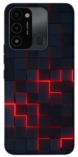 Чехол itsPrint Кибер сетка для Tecno Spark Go 2022 (KG5m)