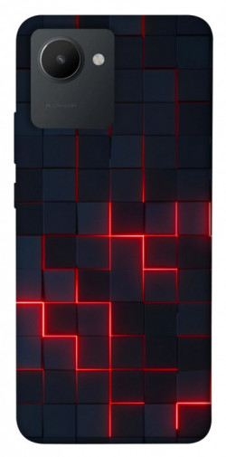 Чехол itsPrint Кибер сетка для Realme C30