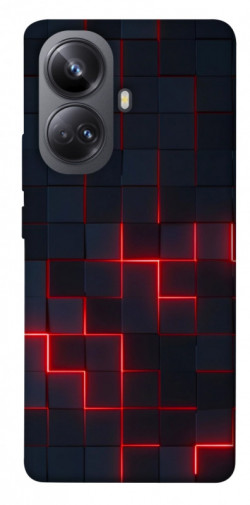 Чехол itsPrint Кибер сетка для Realme 10 Pro+