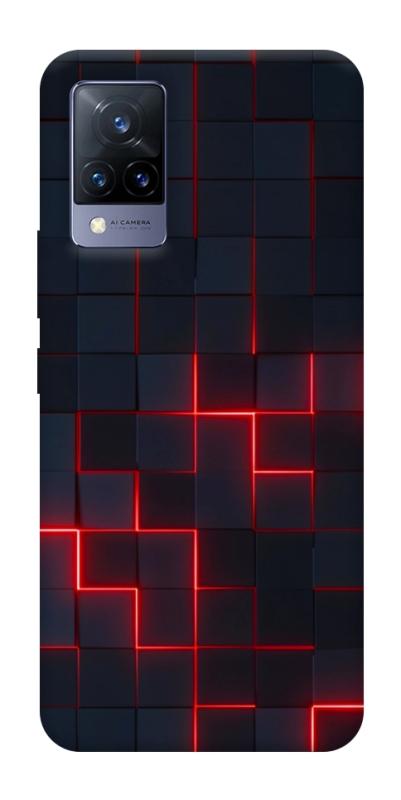 Чохол itsPrint Кібер сітка для Vivo V21, паттерн, купити оптом з доставкою