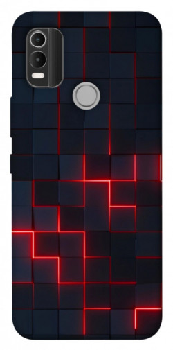 Чехол itsPrint Кибер сетка для Nokia C21 Plus