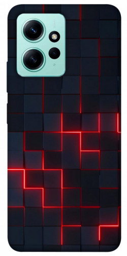 Чехол itsPrint Кибер сетка для Xiaomi Redmi Note 12 4G