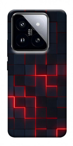 Чехол itsPrint Кибер сетка для Xiaomi 14 Pro
