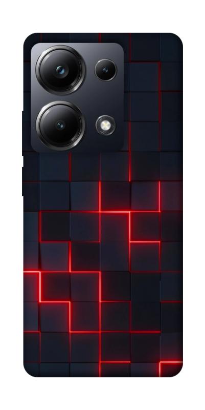 Чехол itsPrint Кибер сетка для Xiaomi Redmi Note 13 Pro 4G, паттерн, купить оптом с доставкой