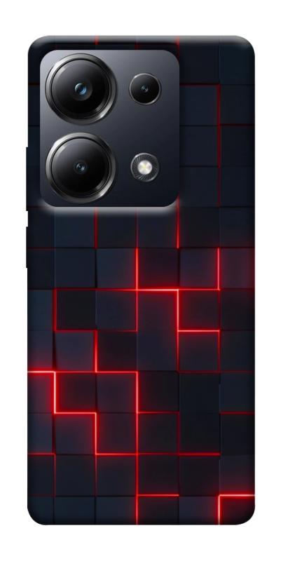 Чехол itsPrint Кибер сетка для Xiaomi Redmi 13 4G / Poco M6 4G, паттерн, купить оптом с доставкой