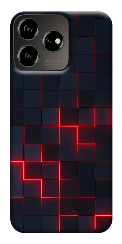 Чехол itsPrint Кибер сетка для ZTE Blade V50 Desing 4G, паттерн, купить оптом с доставкой