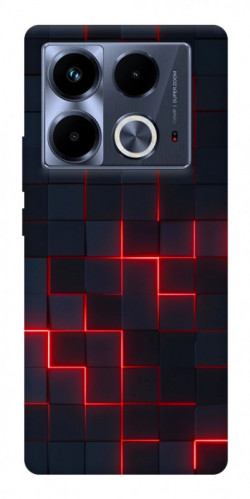 Чехол itsPrint Кибер сетка для Infinix Note 40 4G