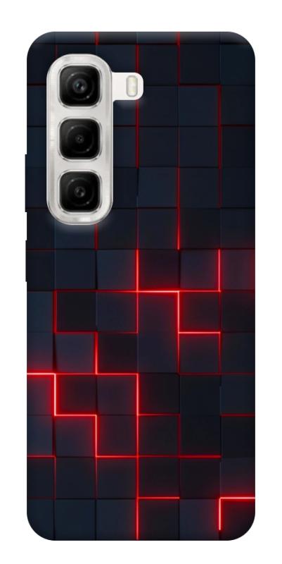 Чехол itsPrint Кибер сетка для Infinix Hot 50 4G, паттерн, купить оптом с доставкой