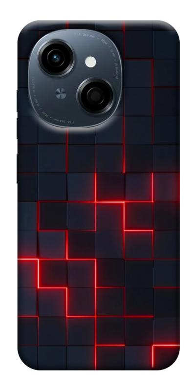 Чехол itsPrint Кибер сетка для TECNO Spark Go 1, паттерн, купить оптом с доставкой