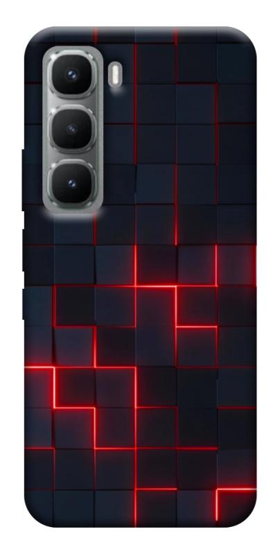 Чехол itsPrint Кибер сетка для Infinix Hot 60 Pro, паттерн, купить оптом с доставкой