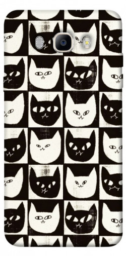 Чехол itsPrint Кошачьи шахматы для Samsung J710F Galaxy J7 (2016)