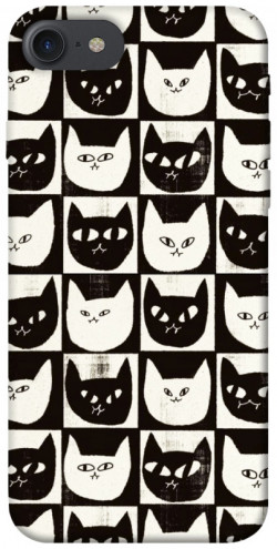 Чохол itsPrint Котячі шахи для Apple iPhone 7 / 8 (4.7")