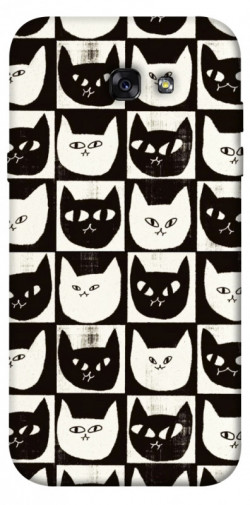 Чехол itsPrint Кошачьи шахматы для Samsung A720 Galaxy A7 (2017)