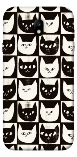 Чехол itsPrint Кошачьи шахматы для Samsung J730 Galaxy J7 (2017)