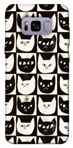 Чехол itsPrint Кошачьи шахматы для Samsung G955 Galaxy S8 Plus