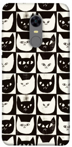 Чехол itsPrint Кошачьи шахматы для Xiaomi Redmi 5 Plus / Redmi Note 5 (Single Camera)