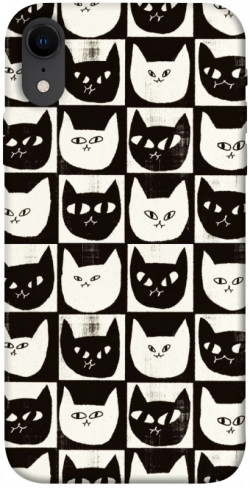 Чохол itsPrint Котячі шахи для Apple iPhone XR (6.1")