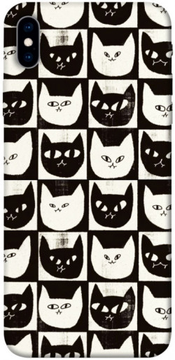 Чохол itsPrint Котячі шахи для Apple iPhone XS Max (6.5")