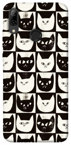 Чехол itsPrint Кошачьи шахматы для Huawei P Smart (2019)