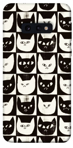 Чехол itsPrint Кошачьи шахматы для Samsung Galaxy S10e