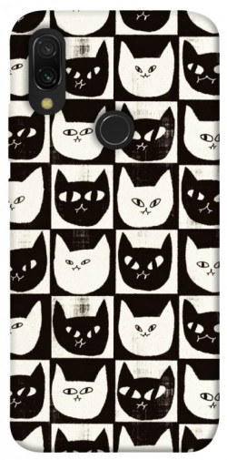 Чехол itsPrint Кошачьи шахматы для Xiaomi Redmi 7