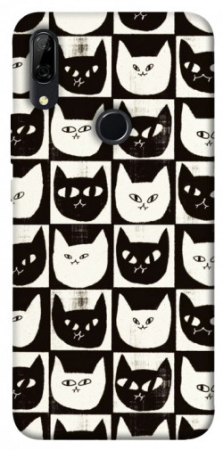 Чехол itsPrint Кошачьи шахматы для Huawei P Smart Z