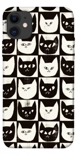 Чохол itsPrint Котячі шахи для Apple iPhone 11 (6.1")