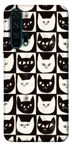 Чехол itsPrint Кошачьи шахматы для Huawei Honor 20 Pro