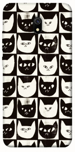 Чехол itsPrint Кошачьи шахматы для Xiaomi Redmi 8a