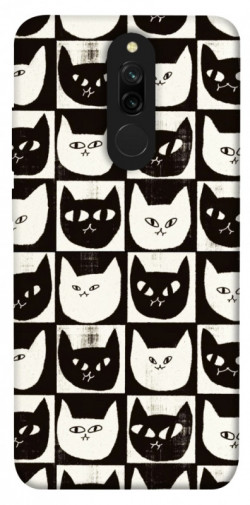 Чехол itsPrint Кошачьи шахматы для Xiaomi Redmi 8