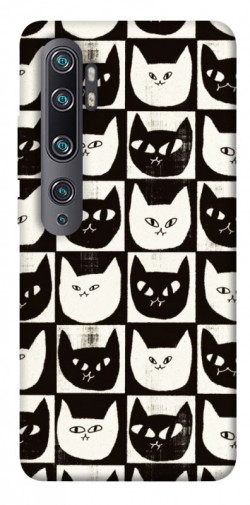 Чехол itsPrint Кошачьи шахматы для Xiaomi Mi Note 10 / Note 10 Pro / Mi CC9 Pro