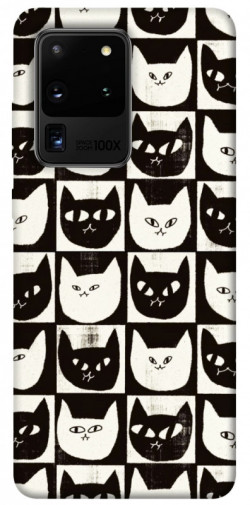 Чехол itsPrint Кошачьи шахматы для Samsung Galaxy S20 Ultra