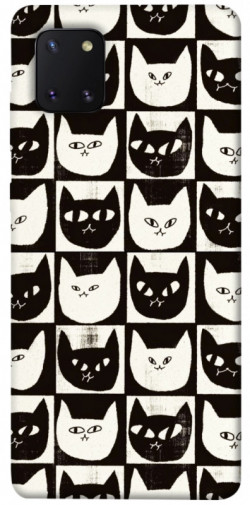 Чехол itsPrint Кошачьи шахматы для Samsung Galaxy Note 10 Lite (A81)