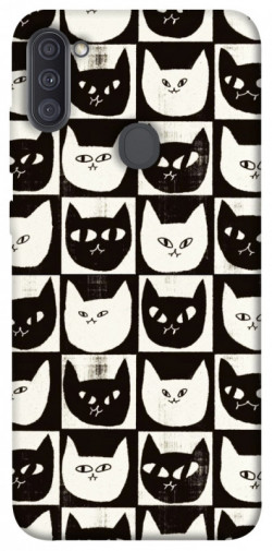 Чехол itsPrint Кошачьи шахматы для Samsung Galaxy A11