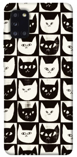 Чехол itsPrint Кошачьи шахматы для Samsung Galaxy A31