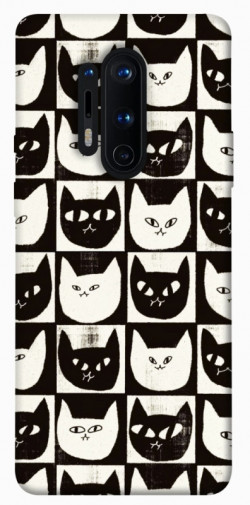 Чохол itsPrint Котячі шахи для OnePlus 8 Pro